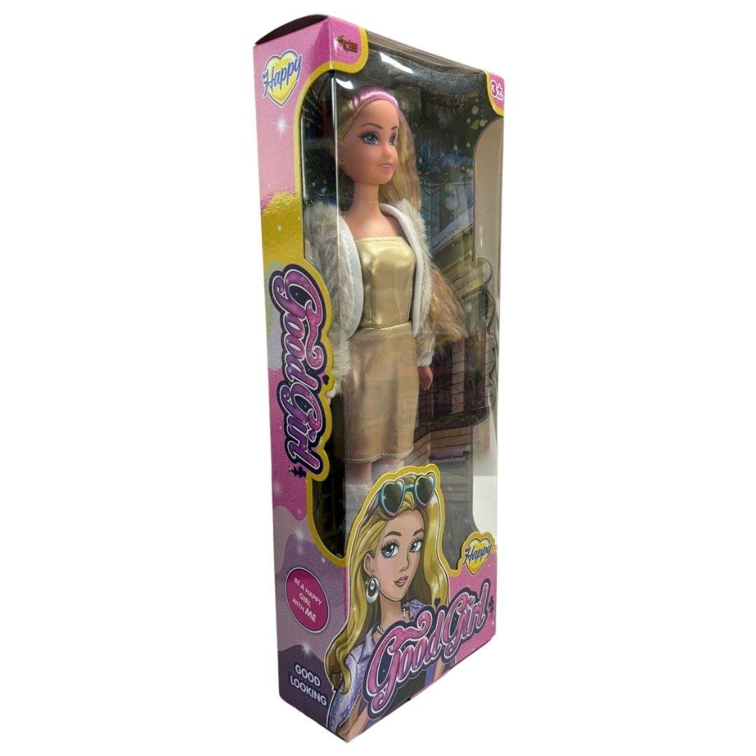 Manken Bebekler, Vardem, Ceketli Cizmeli Renkli Saçlı Bebek