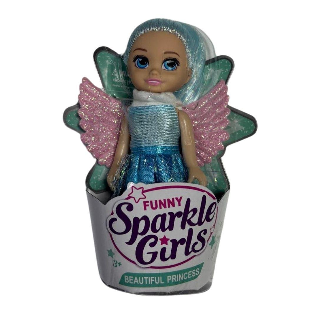 Manken Bebekler, Ceren, CTOY Işıltılı Mini Peri Bebek 74038 Mavi