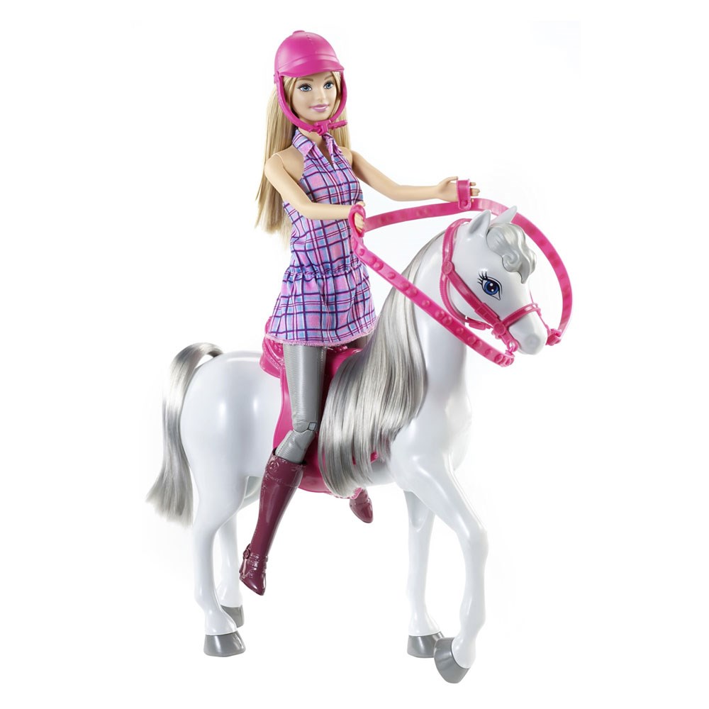 Manken Bebekler, Barbie, Mattel Barbie ve Atı DHB68