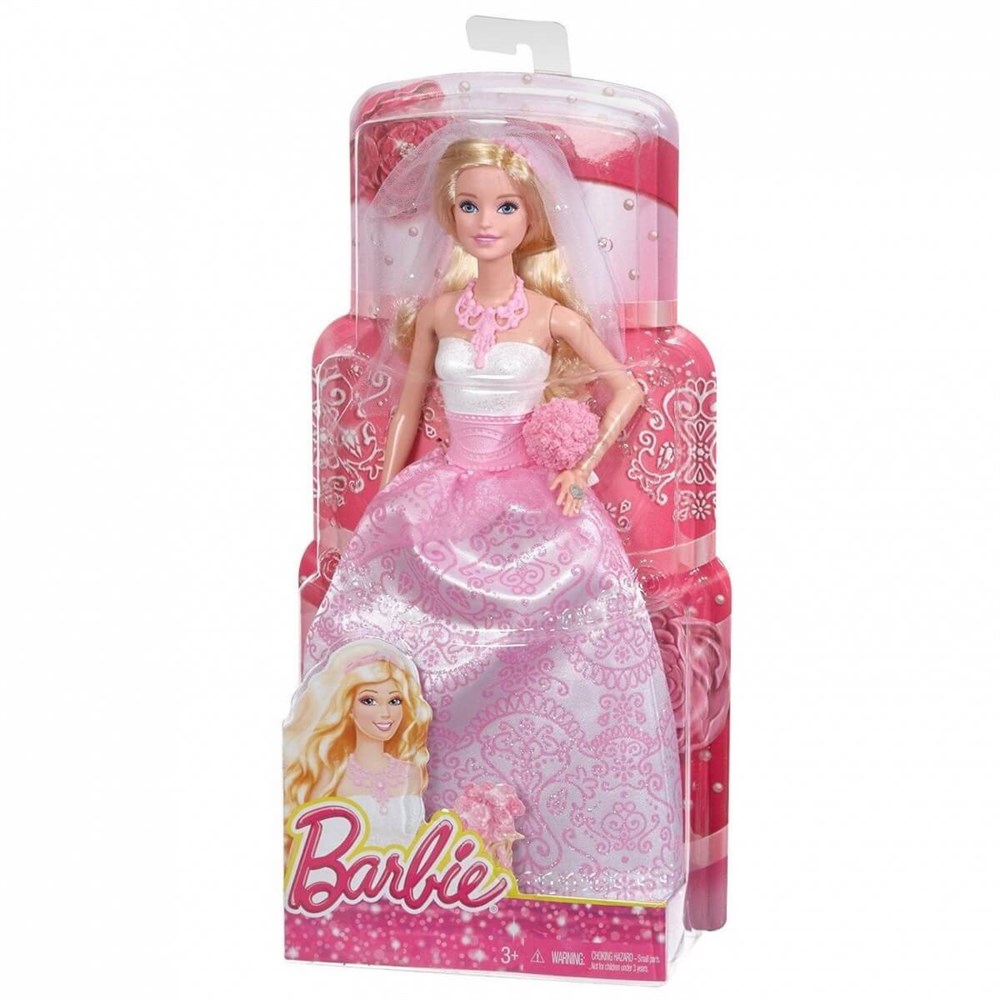 Manken Bebekler, Barbie, Mattel Gelin Barbie CFF37