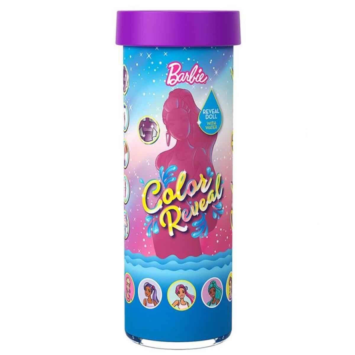 Manken Bebekler, Mattel, Mini BarbieLand Color Reveal Bebek Sürpriz Paket HYF28