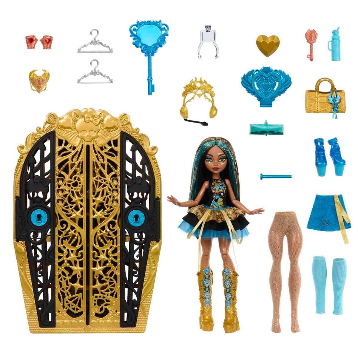 Manken Bebekler, Monster High, Monster Mysteries ile Gizemli Arkadaşlar HYB12 HXH86 Cleo Denile