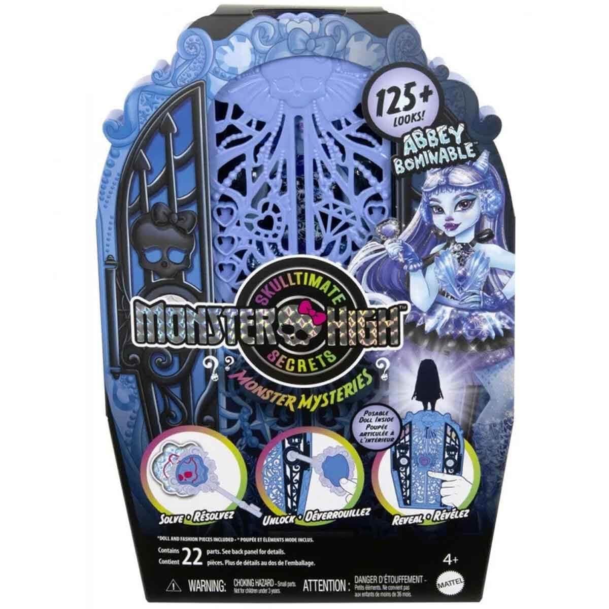 Manken Bebekler, Monster High, Monster Mysteries ile Gizemli Arkadaşlar HYB12 HXH87 Abbey Bominable
