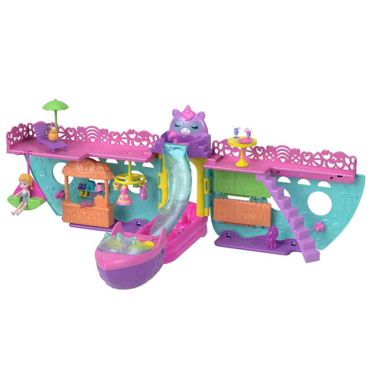 Manken Bebekler, Polly Pocket, Polly Pocket Unıcorn Dream Cruıse Oyun Seti HWP26