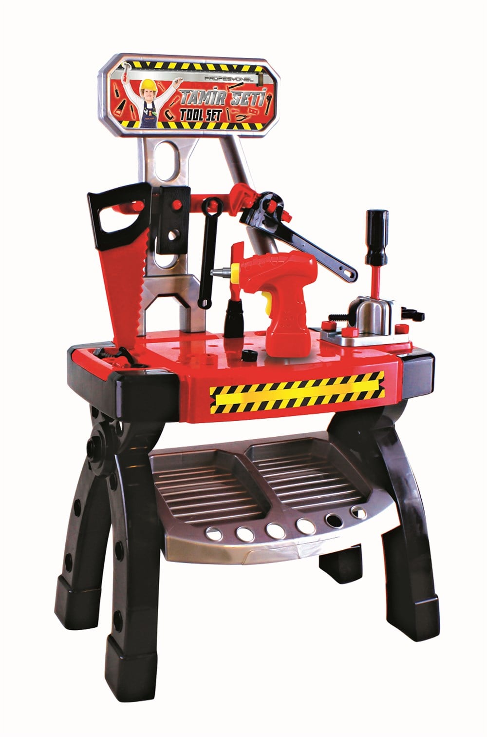 Mesleki Oyuncaklar, Furkan Toys, Pilli Matkaplı Tamir Seti FR57140