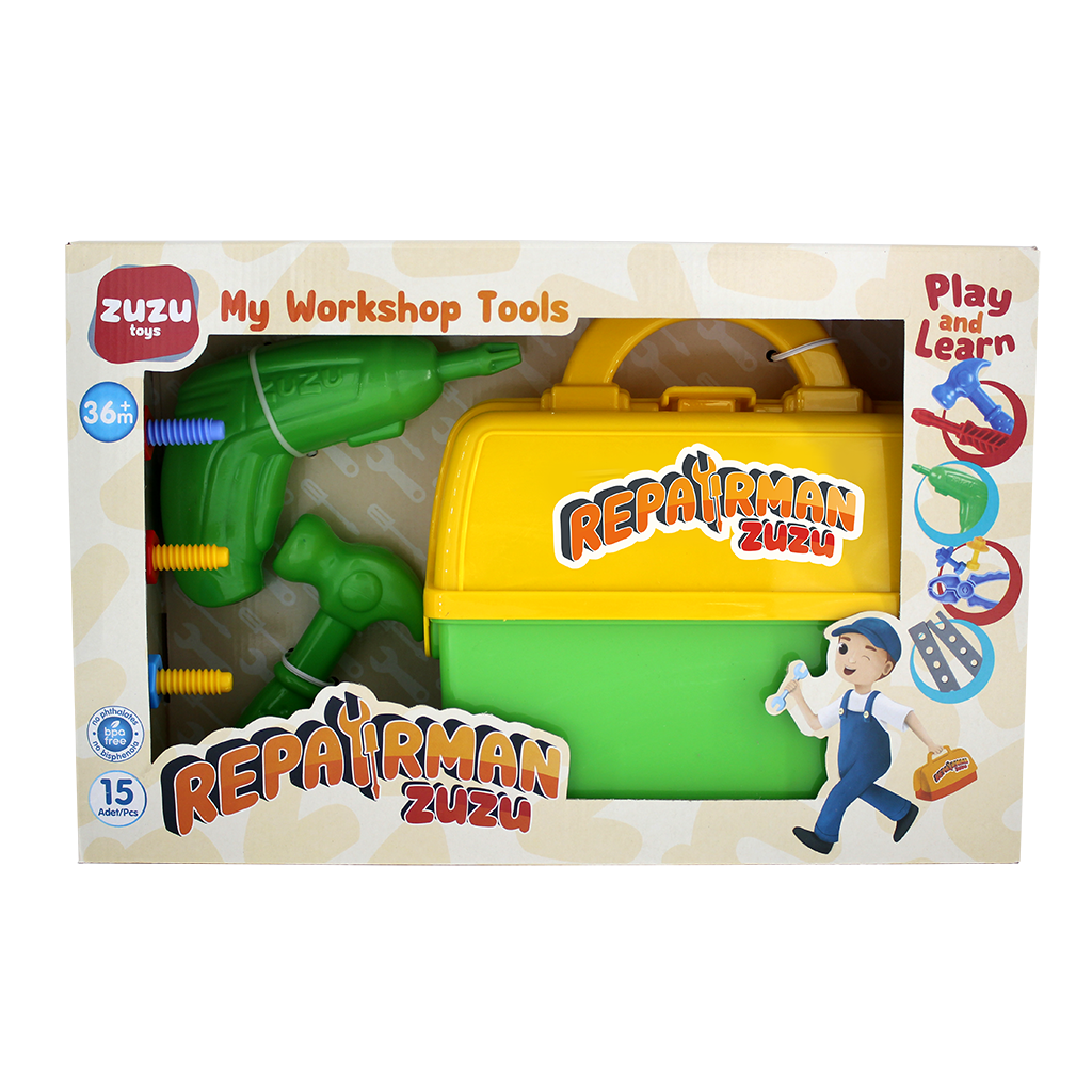 Mesleki Oyuncaklar, ZUZU TOYS, Zuzu Toys Tamirci Zuzu Kutulu