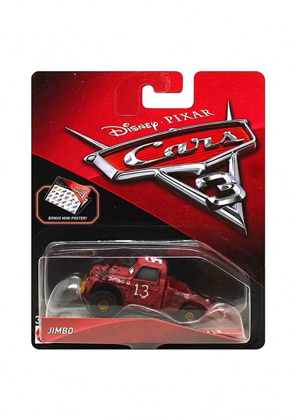 Metal Model Arabalar, Cars, Cars 3 Tekli Karakter Araçlar DXV29 DXV40 Jimbo
