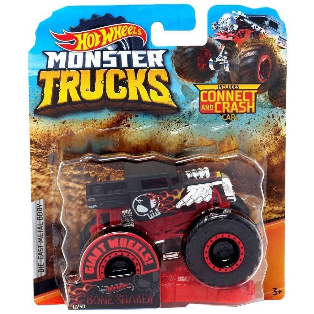 Metal Model Arabalar, Hot Wheels, Hot Wheels Monster Trucks 1:64 Arabalar FYJ44 GJF00 Bone Shaker