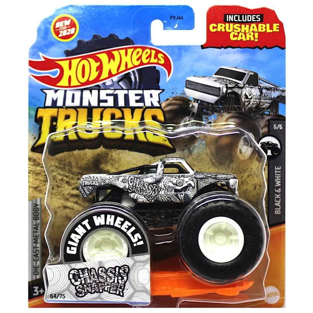 Metal Model Arabalar, Hot Wheels, Hot Wheels Monster Trucks 1:64 Arabalar FYJ44 GMR88 Chassis Snapper