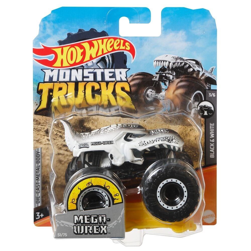 Metal Model Arabalar, Hot Wheels, Hot Wheels Monster Trucks 1:64 Arabalar FYJ44 GJf16 Mega Wrex