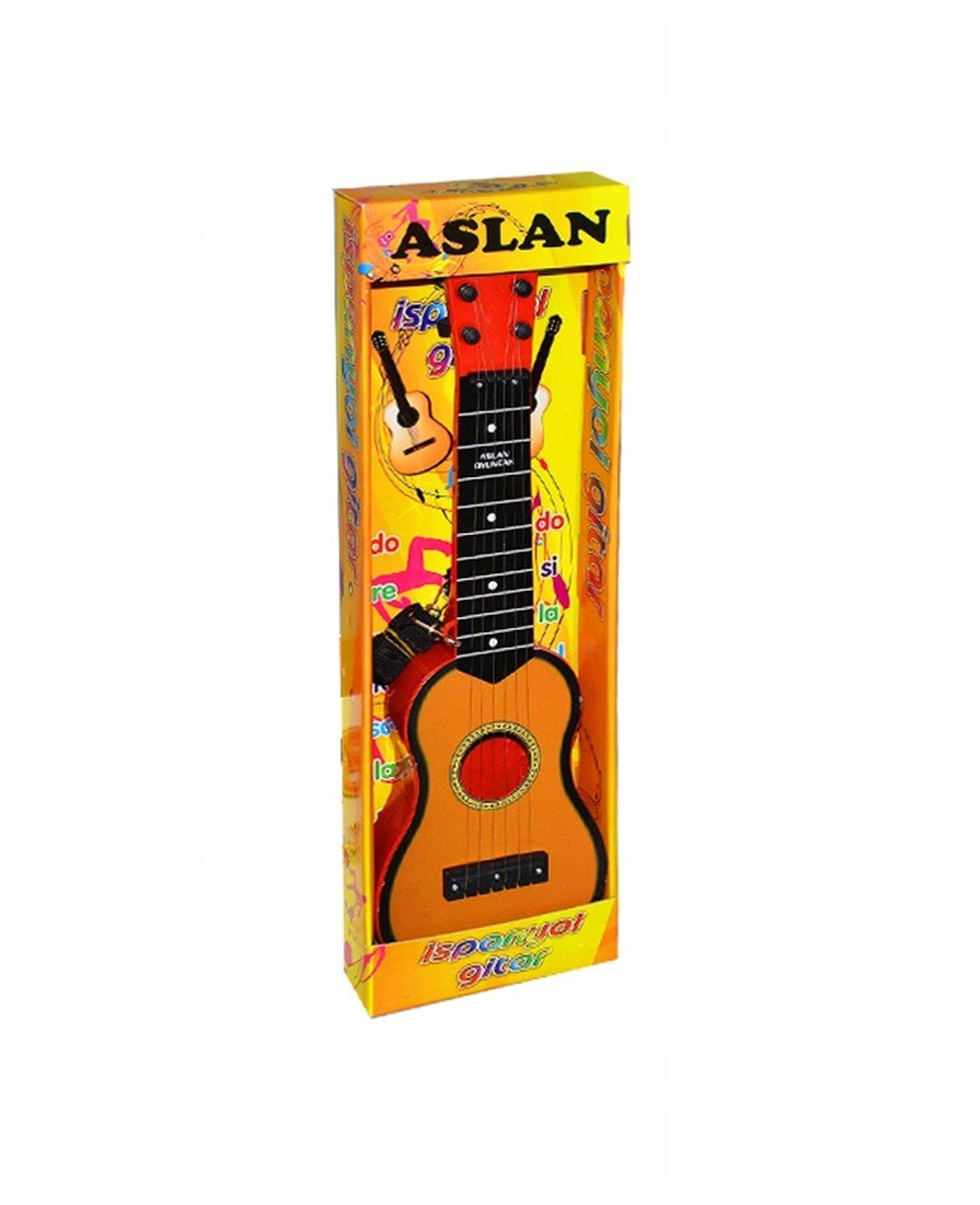 Müzik Aletleri, Merkez Oyuncak, Renkli Çocuk Gitarı Oyuncak İspanyol Gitar 50 cm 86880