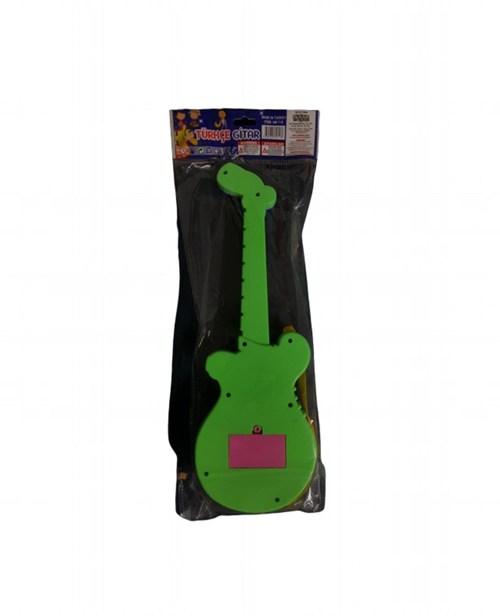 Müzik Aletleri, Can Oyuncak, Türkçe Müzikli Oyuncak Gitar Mavi 07188