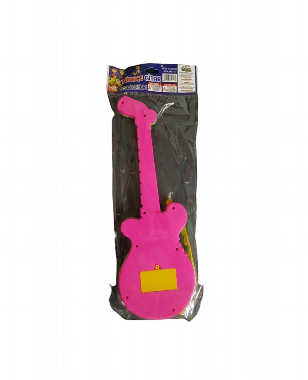 Müzik Aletleri, Can Oyuncak, Türkçe Müzikli Oyuncak Gitar Yeşil Pembe 07188