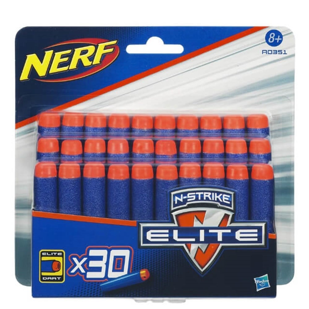 Nerf Elite 30'lu Yedek Yumuşak Mermi Paketi A0351