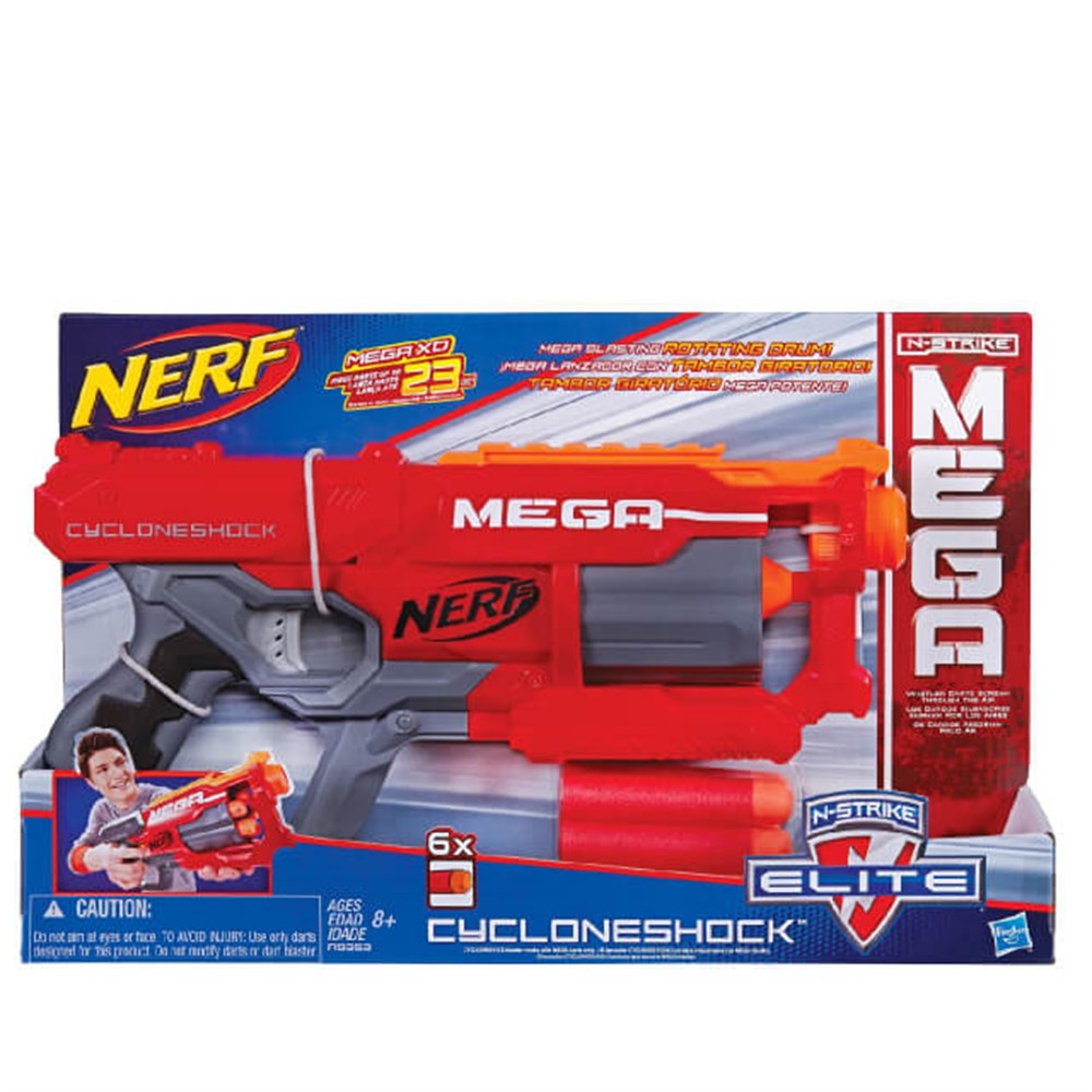 Nerf N-Strike Mega Cyclone Shock 6 A9353