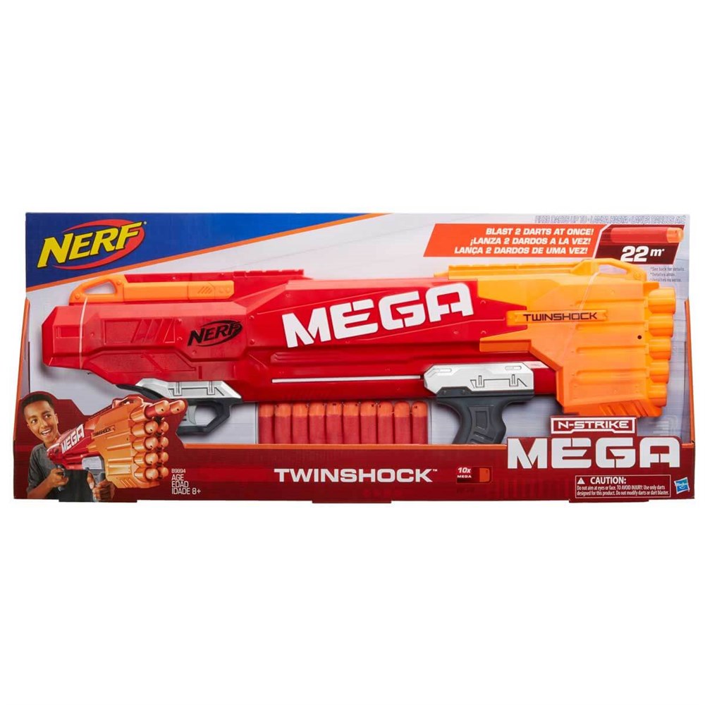 Nerf N-Strike Mega Twinshock 10 Dartlı B9894