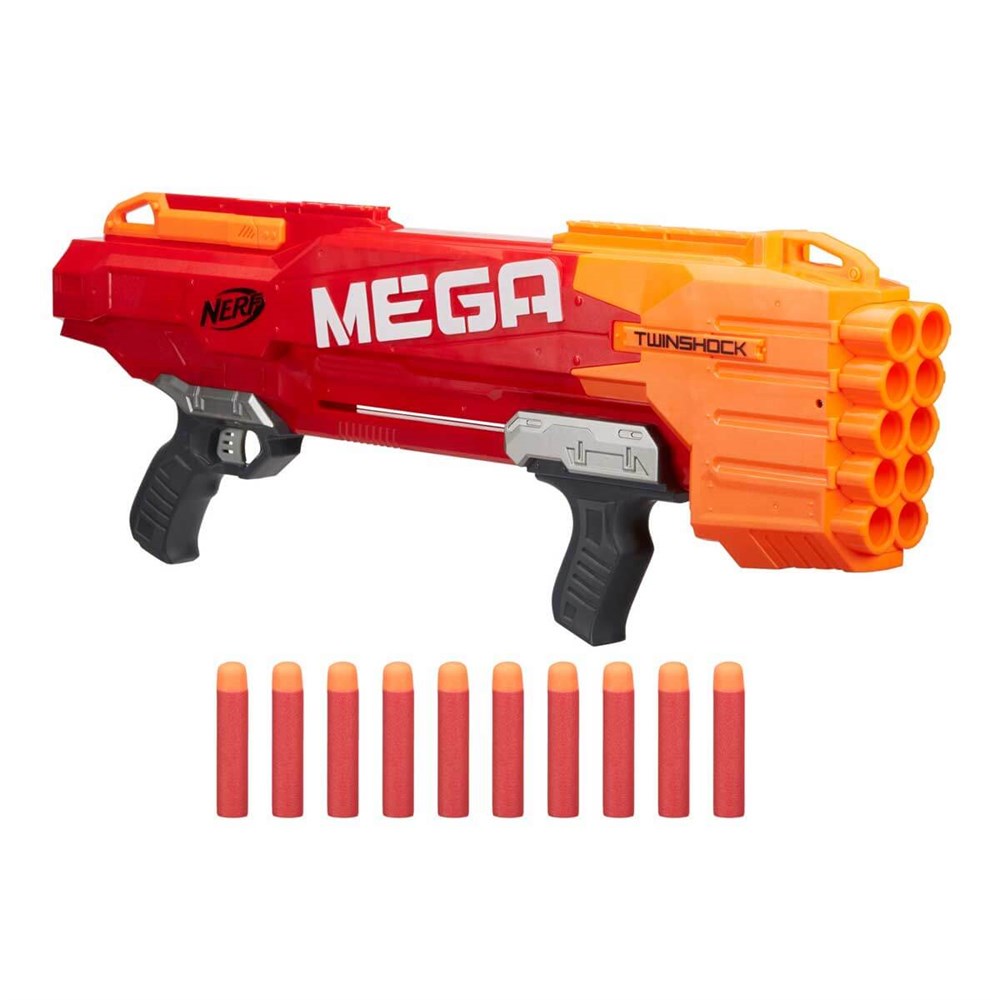 Nerf N-Strike Mega Twinshock 10 Dartlı B9894