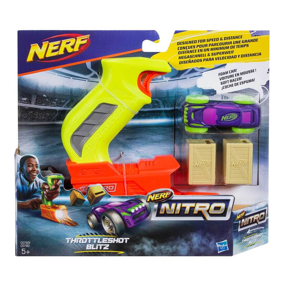 Nerf Nitro Throttleshot Blitz C0780 - Mor Araba