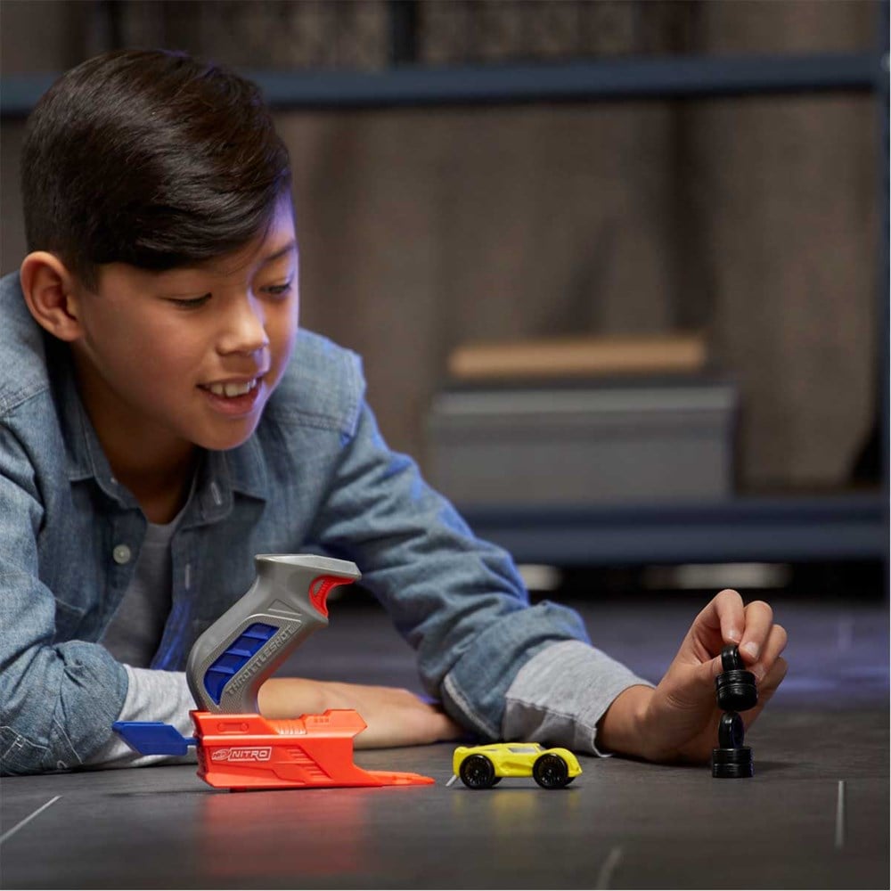 Nerf Nitro Throttleshot Blitz C0780 - Sarı Araba