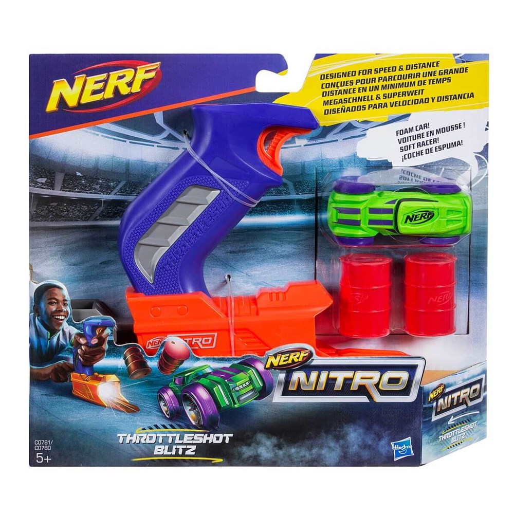 Nerf Nitro Throttleshot Blitz C0780 - Yeşil Araba