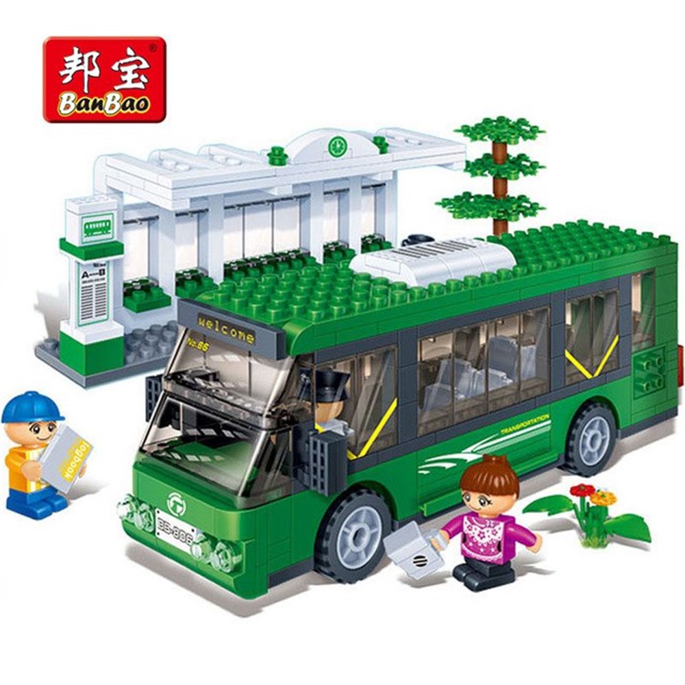 Otobüs Durağı Lego Seti 372 Parça Banbao 8768