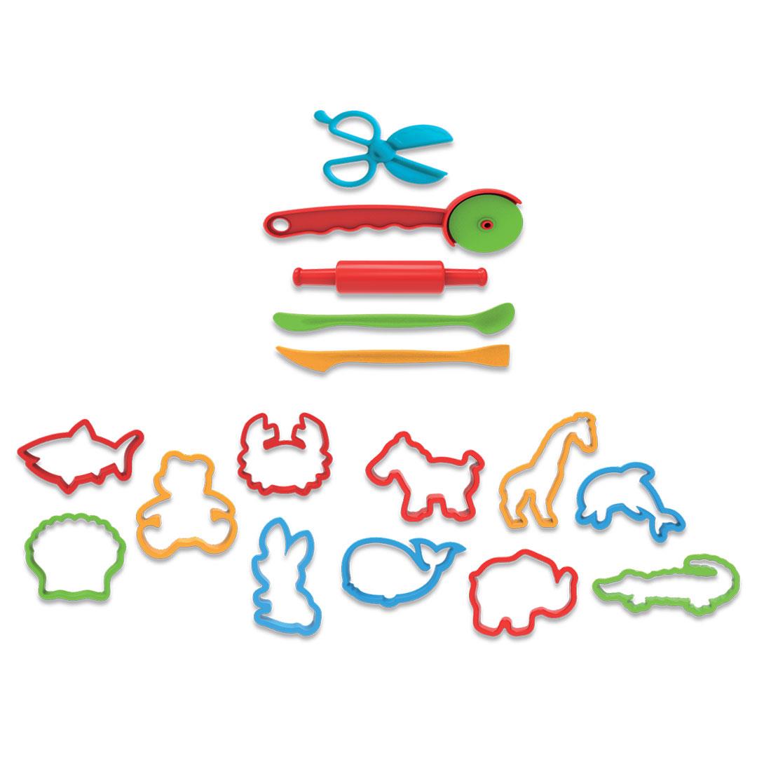 Oyun Hamuru ve Slime, Dede, Art Craft 19 Parça Oyun Hamuru Kalıbı 