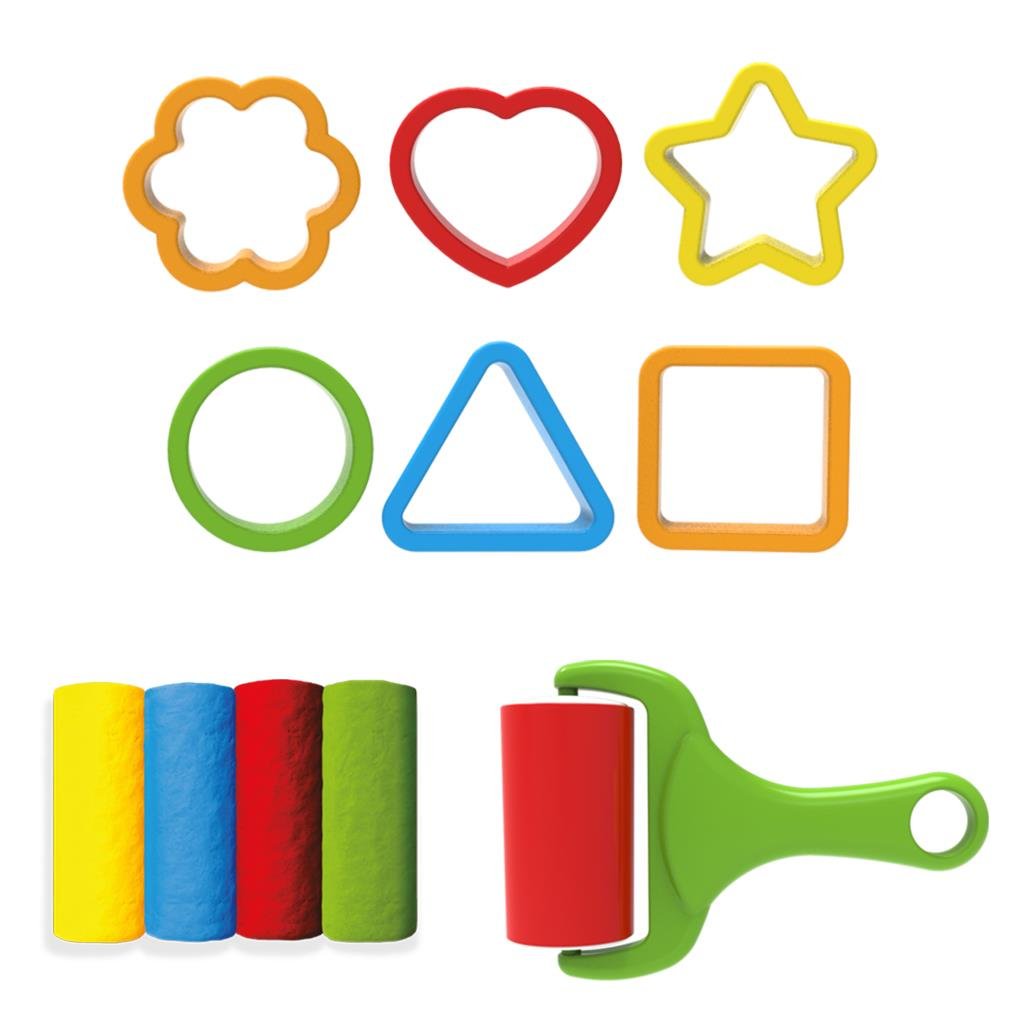 Oyun Hamuru ve Slime, Dede, Art Craft Geometrik Şekiller Oyun Hamuru Seti