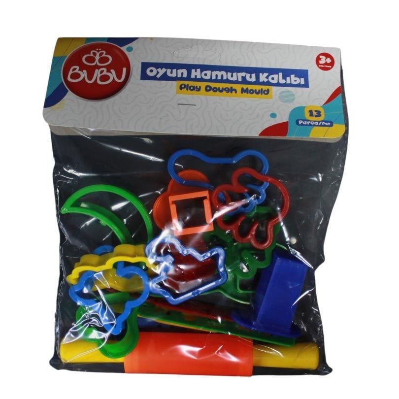 Oyun Hamuru ve Slime, BuBu, BuBu Oyun Hamuru Kalıbı - Merdaneli 13 Parça HK0013