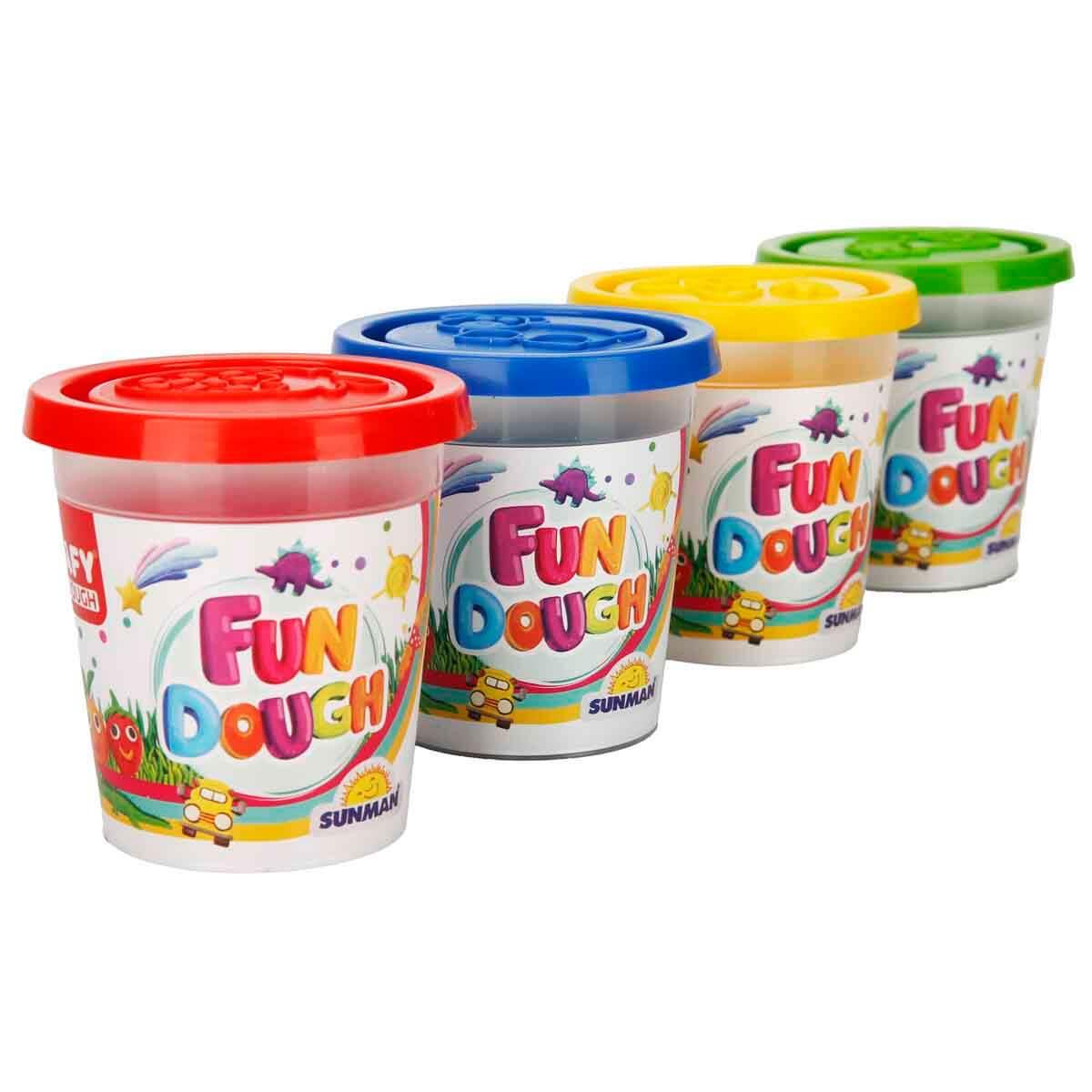 Oyun Hamuru ve Slime, Sunman, Crafy 4'lü Oyun Hamuru 480 g