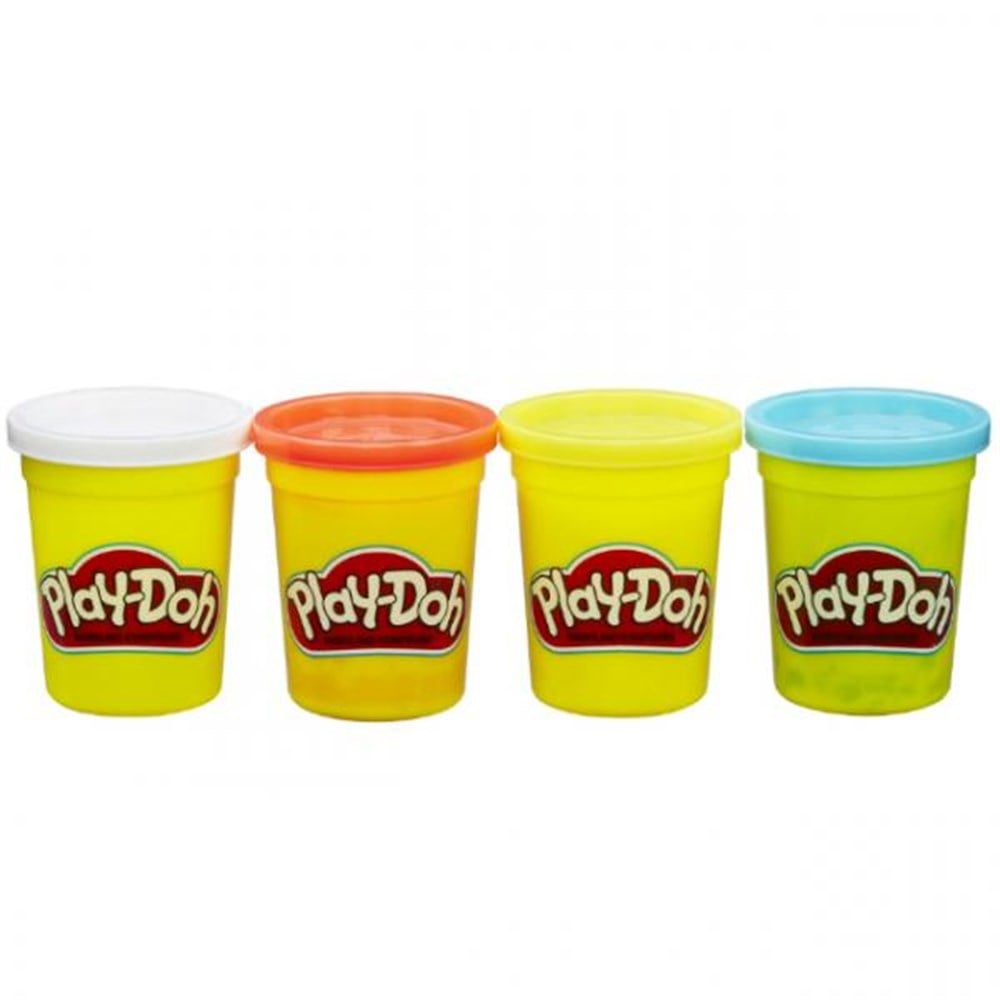 Oyun Hamuru ve Slime, Play-Doh, Play Doh 4'lü Oyun Hamuru 448gr Pastel Renkler