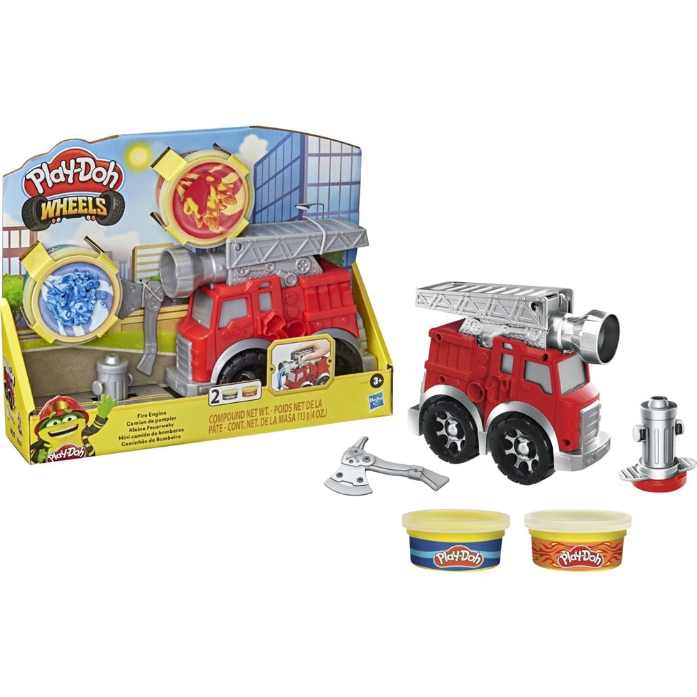 Oyun Hamuru ve Slime, Play-Doh, Play-Doh Çalışkan İtfaiye Arabası Oyun Hamuru Seti F0649