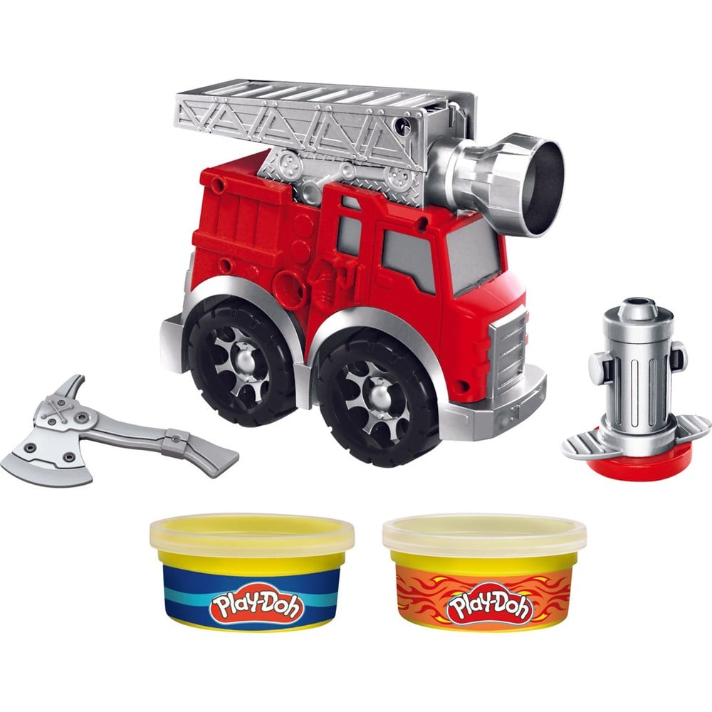 Oyun Hamuru ve Slime, Play-Doh, Play-Doh Çalışkan İtfaiye Arabası Oyun Hamuru Seti F0649