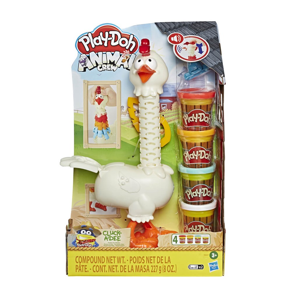 Oyun Hamuru ve Slime, Play-Doh, Play Doh Çılgın Tavuk E6647 Oyun Hamuru Seti