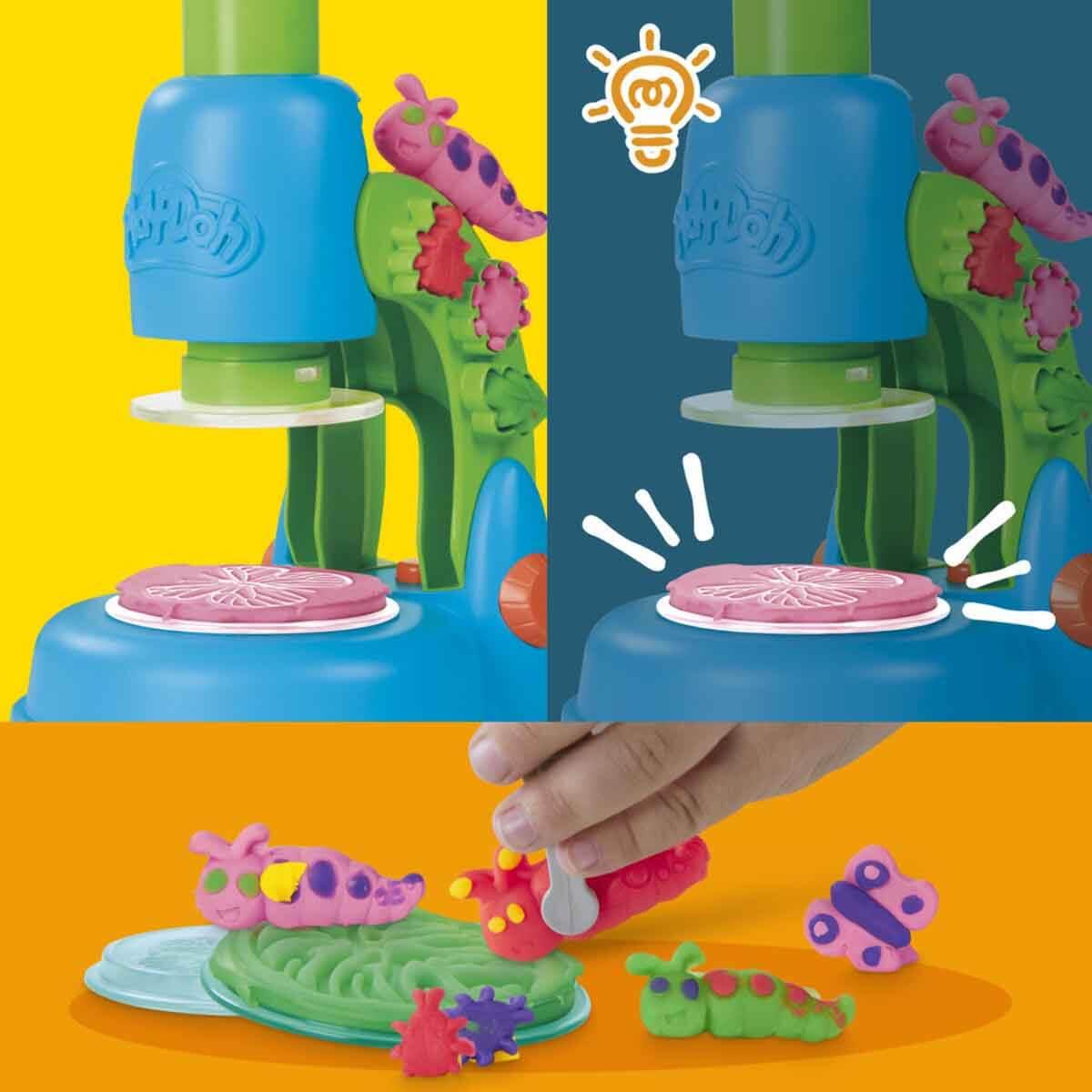 Oyun Hamuru ve Slime, Play-Doh, Play-Doh Işıklı Mikroskop Oyun Seti G0494