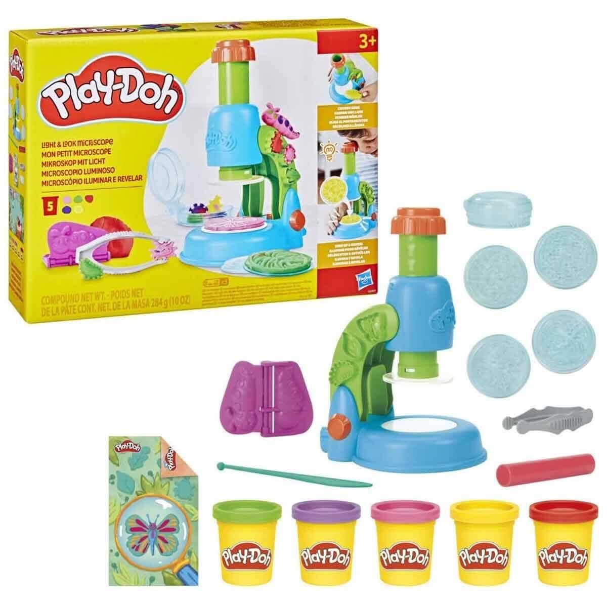 Oyun Hamuru ve Slime, Play-Doh, Play-Doh Işıklı Mikroskop Oyun Seti G0494