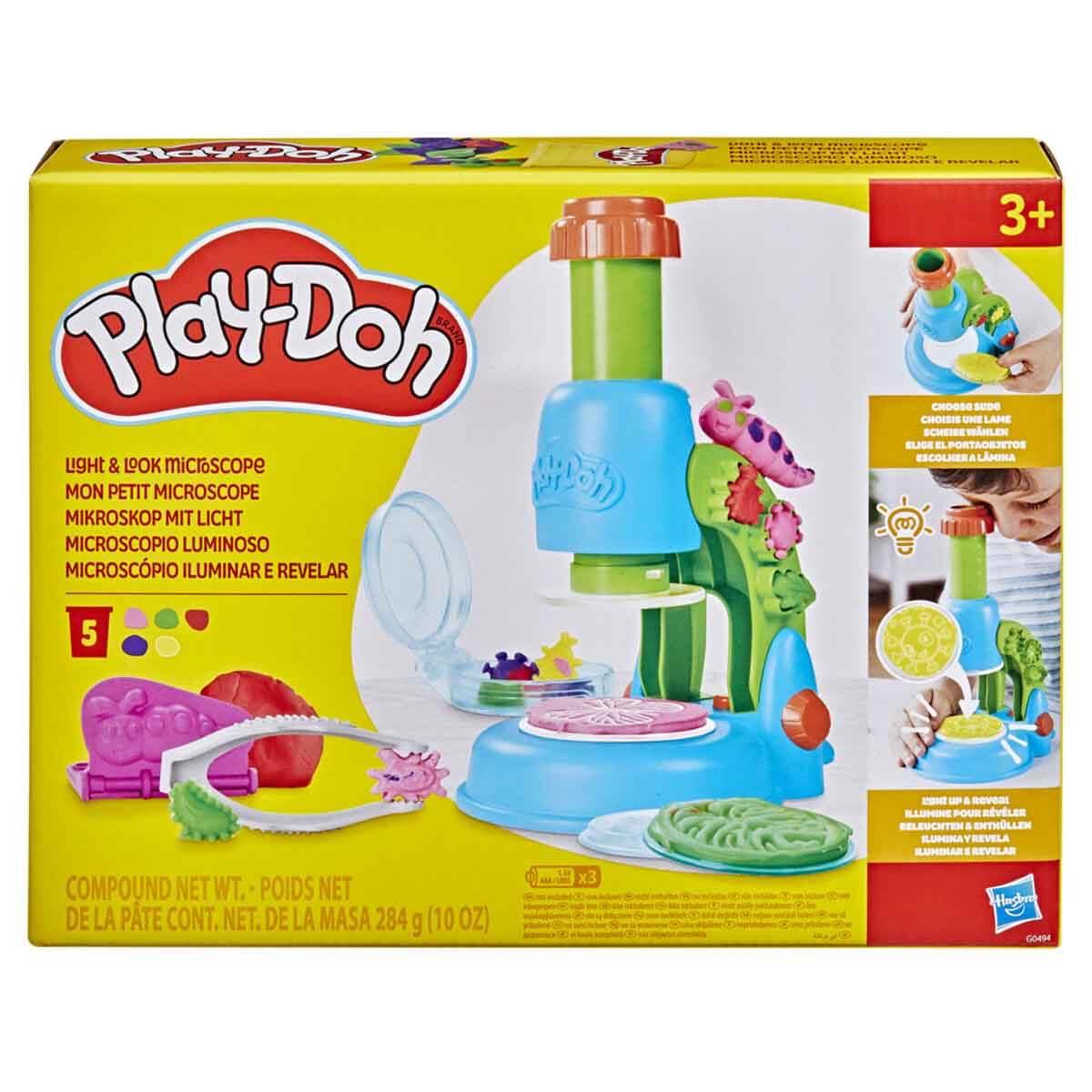 Oyun Hamuru ve Slime, Play-Doh, Play-Doh Işıklı Mikroskop Oyun Seti G0494