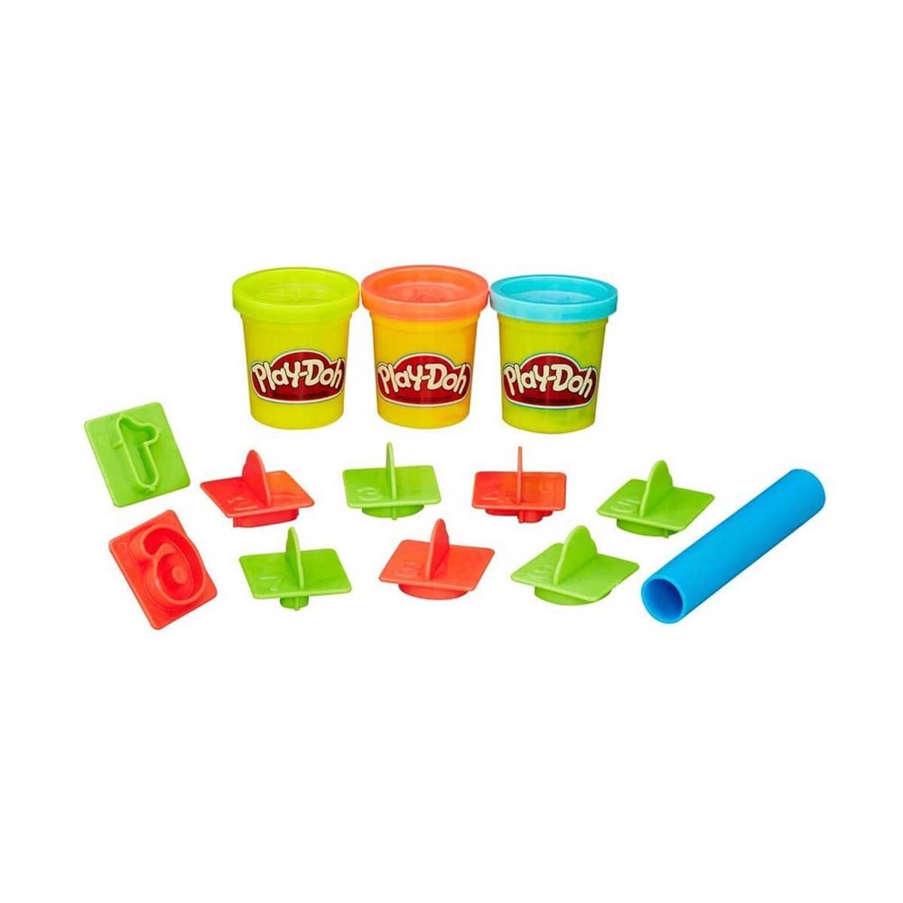 Oyun Hamuru ve Slime, Play-Doh, Play Doh Mini Kovam Oyun Hamur Seti Rakam