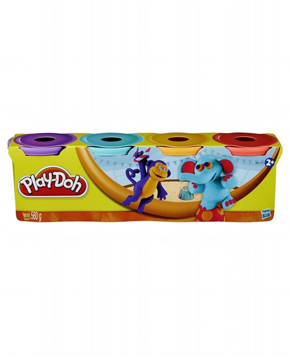 Oyun Hamuru ve Slime, Play-Doh, Play-Doh Oyun Hamuru 4 lü Büyük Boy 560g PlayDoh Sirk