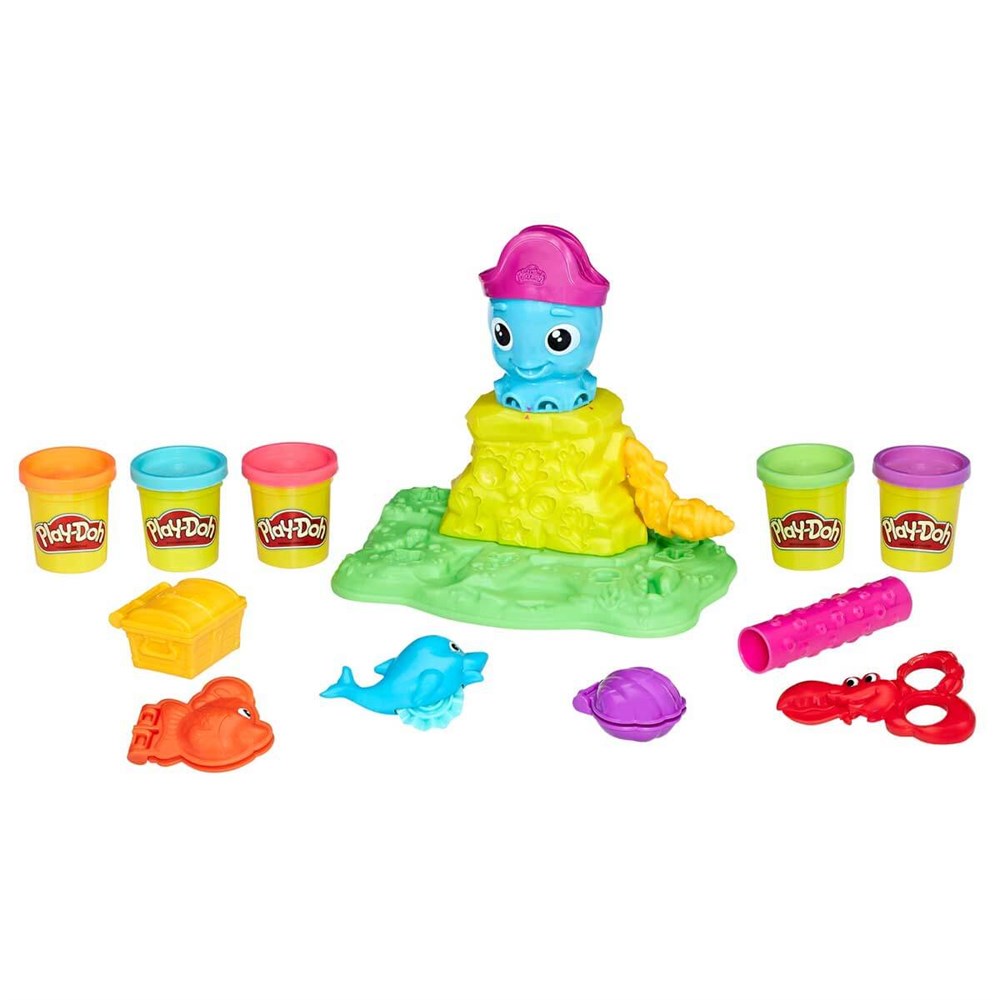 Oyun Hamuru ve Slime, Play-Doh, Play Doh Oyuncu Ahtapot Oyun Hamuru Seti E0800