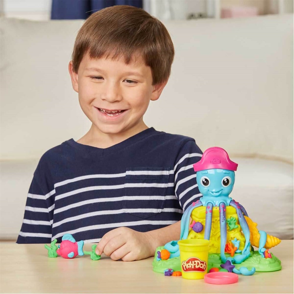 Oyun Hamuru ve Slime, Play-Doh, Play Doh Oyuncu Ahtapot Oyun Hamuru Seti E0800