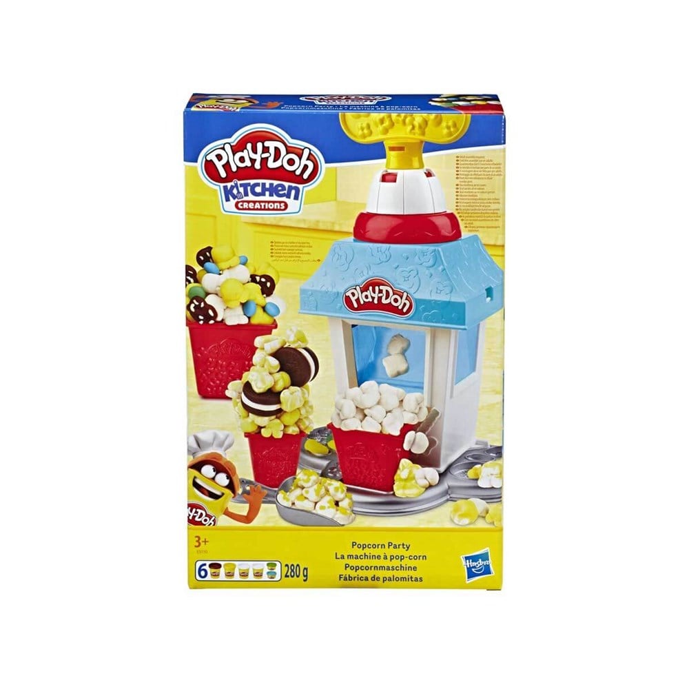 Oyun Hamuru ve Slime, Play-Doh, Play Doh Patlamış Mısır Partisi Oyun Hamur Seti E5110