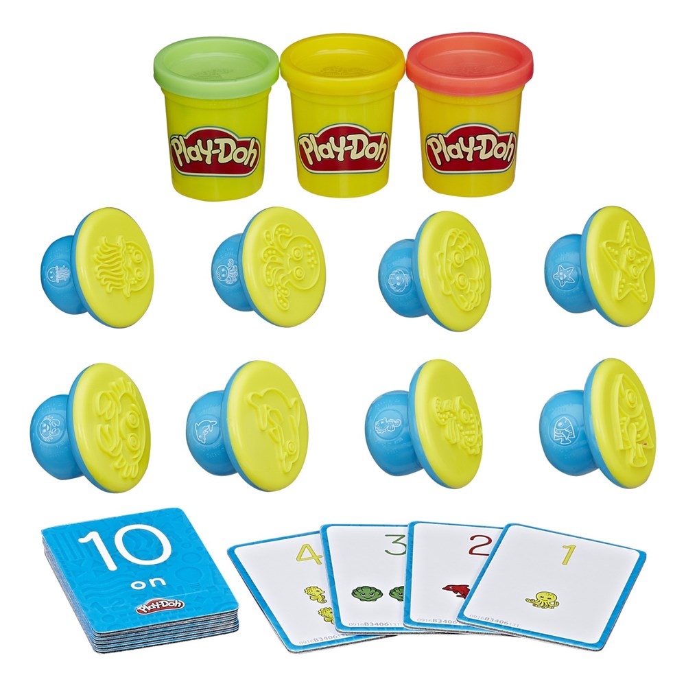 Oyun Hamuru ve Slime, Play-Doh, Play Doh Rakamları Ve Saymayı Öğreniyorum Oyun Hamuru Seti B3406