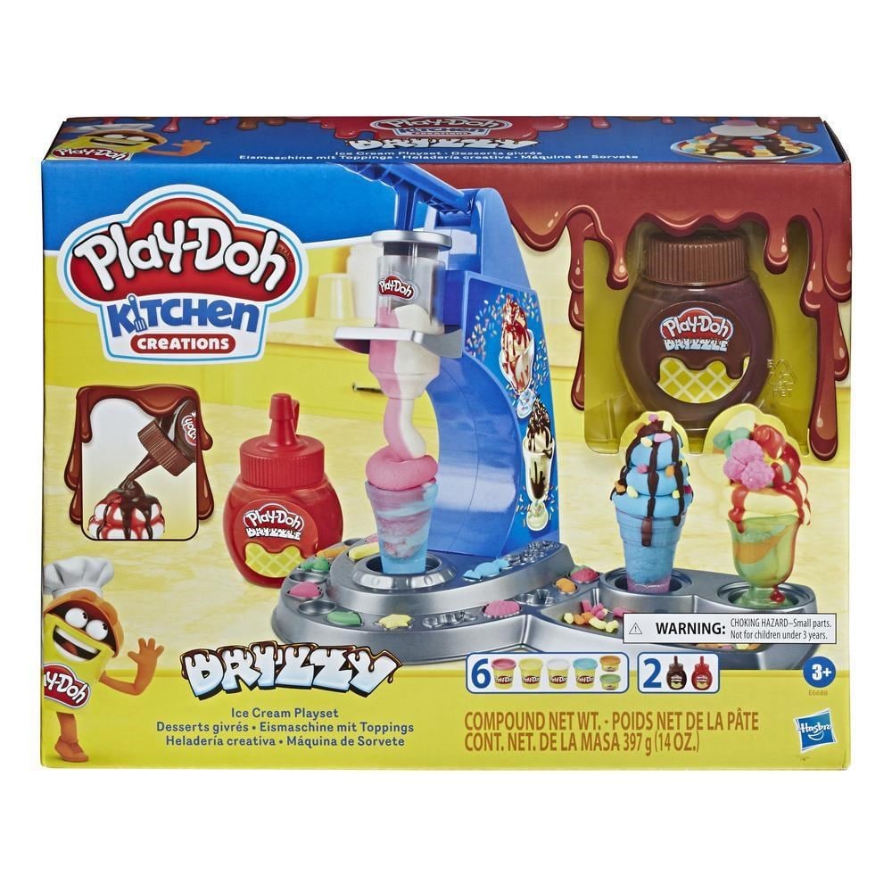 Oyun Hamuru ve Slime, Play-Doh, Play Doh Renkli Dondurma Dükkanım E6688