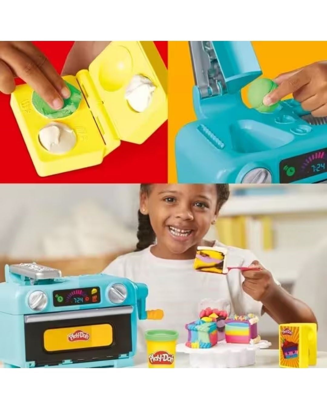 Oyun Hamuru ve Slime, Play-Doh, Play Doh Süper Dilimli Kek Oyun Seti G0497