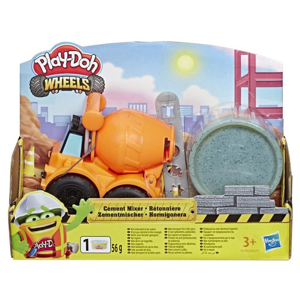 Oyun Hamuru ve Slime, Play-Doh, Play Doh Wheels Serisi E4575 E4705 Çimento Kamyonu