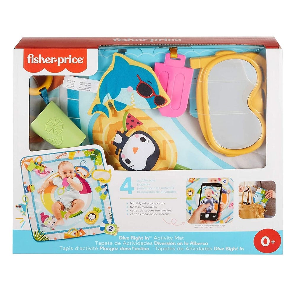 Oyun ve Eğitim Halısı, Thomas ve Arkadaşları, Fisher Price Havuz Keyfi Desenli Oyun Minderi GRR44