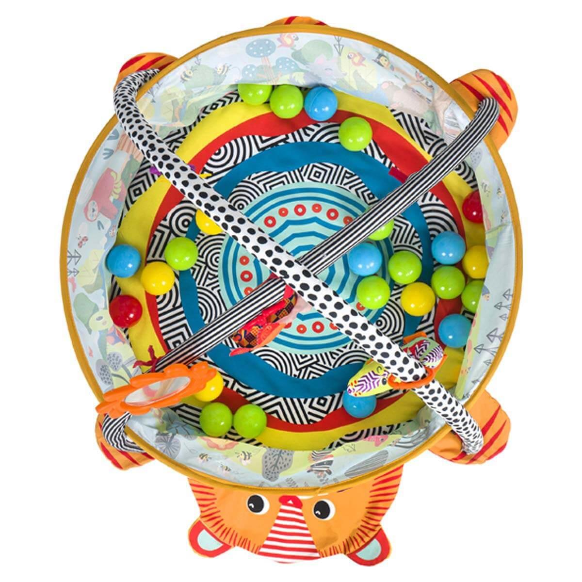 Oyun ve Eğitim Halısı, Sunman, Minibo Sevimli Aslan 3'ü 1 Arada Aktivite ve Oyun Halısı