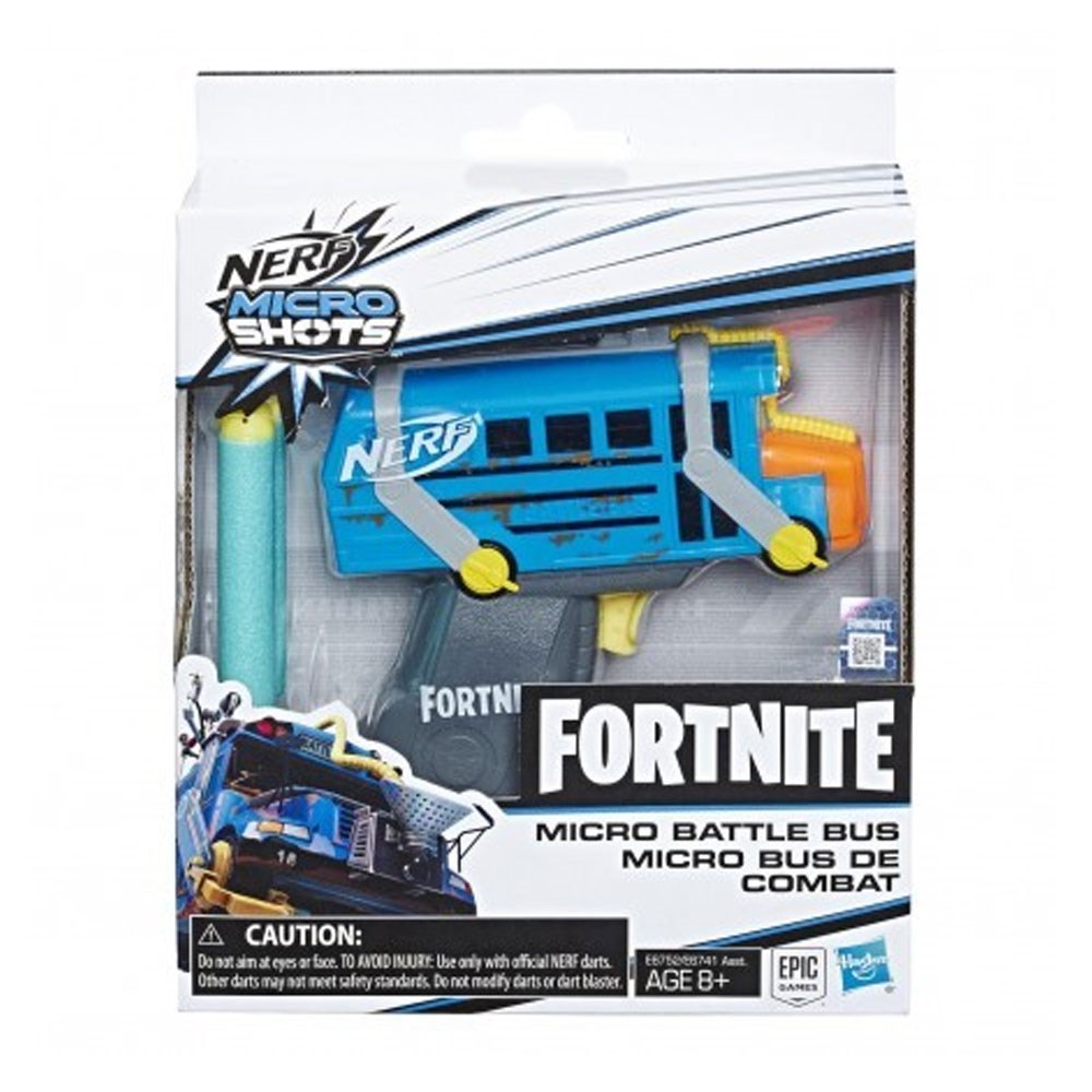 Oyuncak Silahlar, Nerf, Nerf Fortnite Micro Shots Dart Firing Bus E6741 E6752