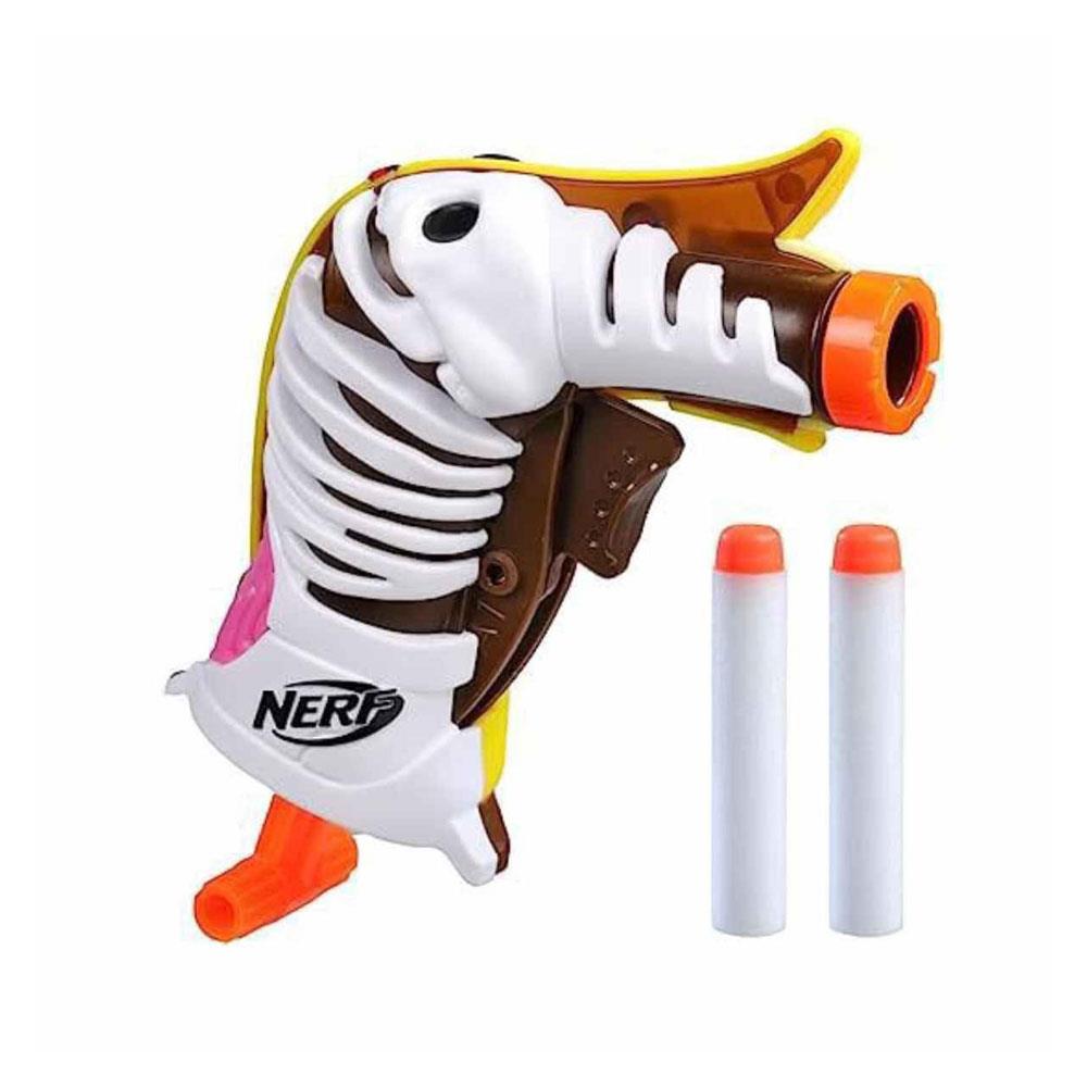 Oyuncak Silahlar, Nerf, Nerf Lanzador Fortnite E6741 F7672 Micro Peely Bone
