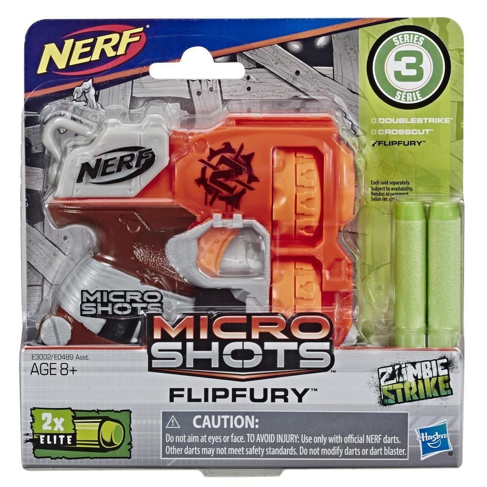 Oyuncak Silahlar, Nerf, Nerf MicroShots Zombie Strike E0489 E3002 Flipfury